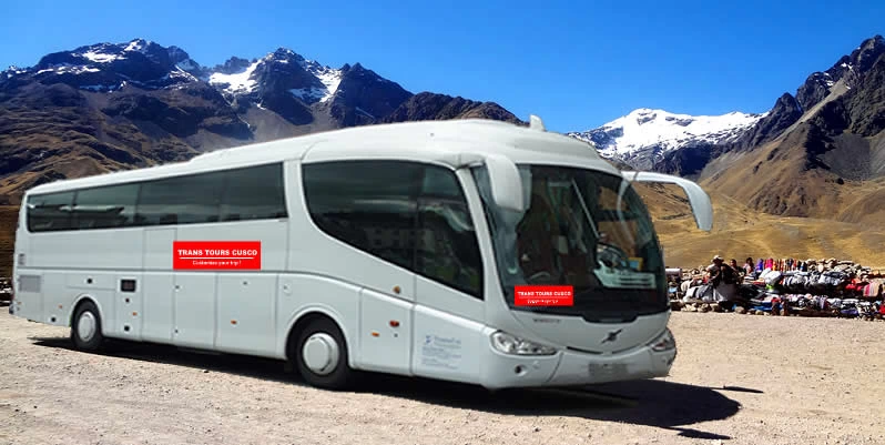 Bus turistico Cusco Puno - Ruta del sol